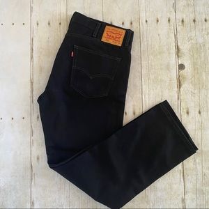 NWOT Mens Levi’s 505 black jeans